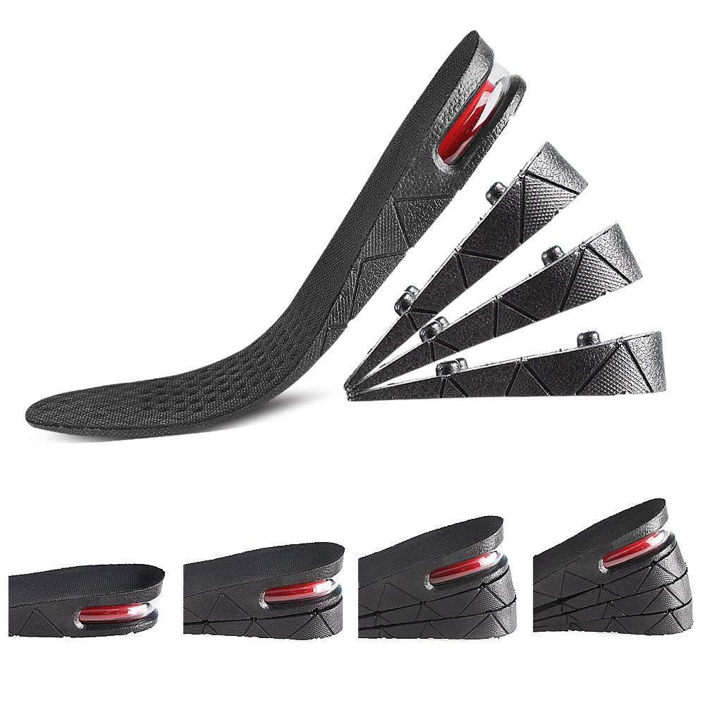 Comfortable Shoe Inserts – 4-Layer Height Enhancing Insoles with Air Cushion
