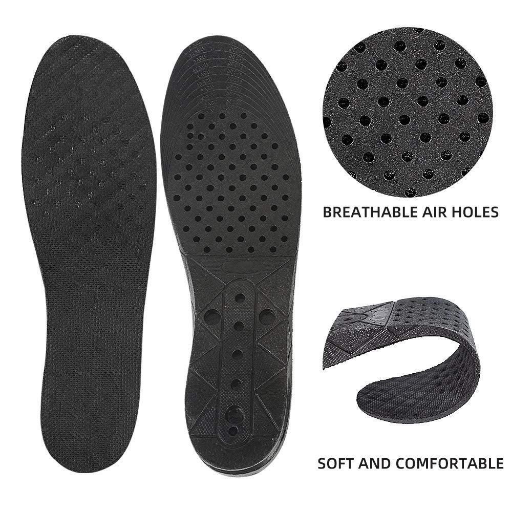 Comfortable Shoe Inserts – 4-Layer Height Enhancing Insoles with Air Cushion
